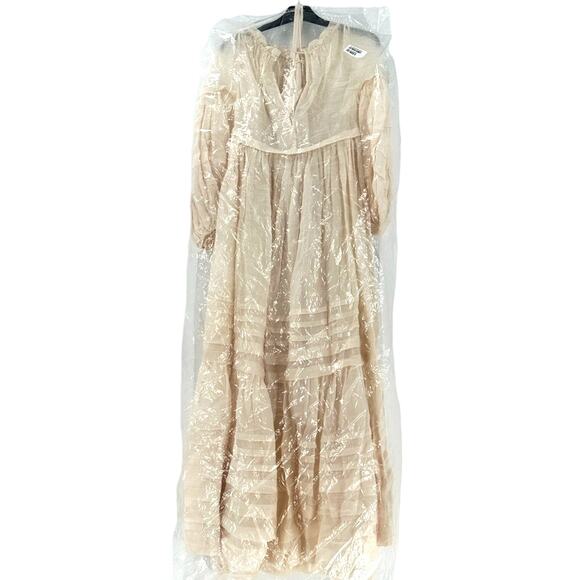 Zimmerman Moonshine Tuck Midi Dress | Size 8 - Picture 2 of 13